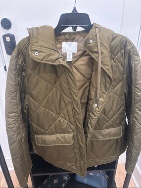 H&M Olive Green Rain Coat